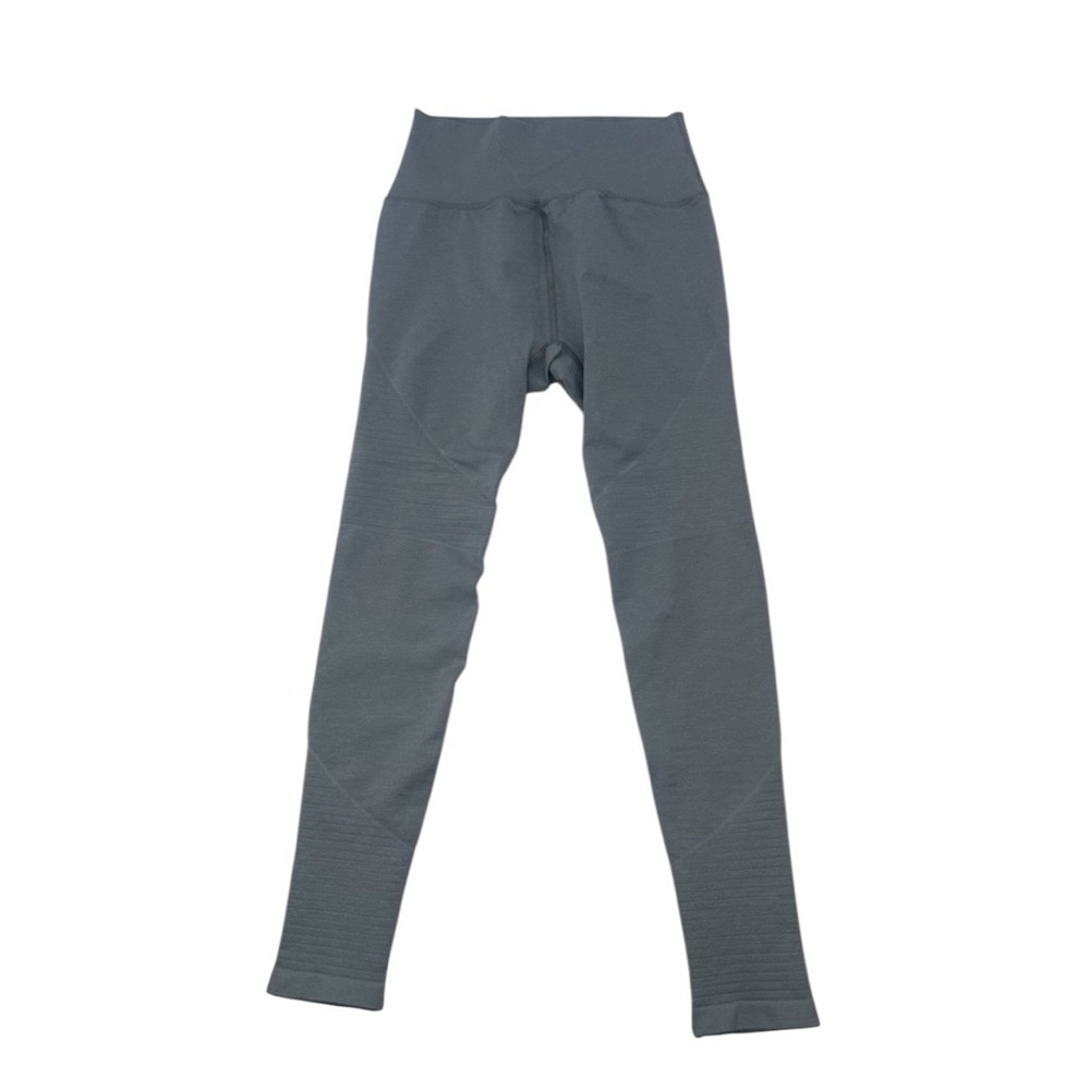 Alphalete Womens Aero Leggins Size L Gray Seamless Compression Athletic